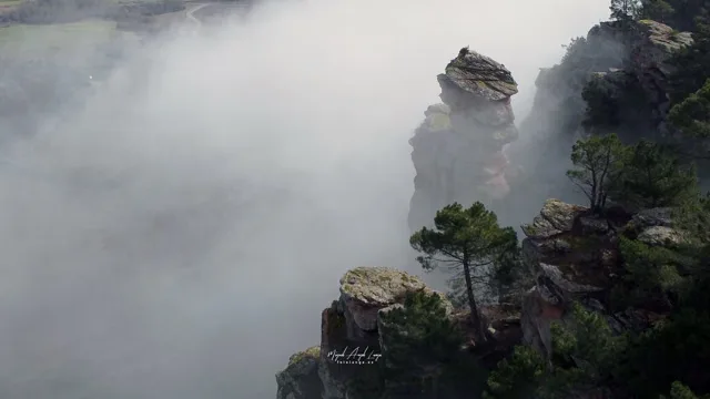 Portada de Niebla en el barranco de la virgen de la hoz. Febrero 2023